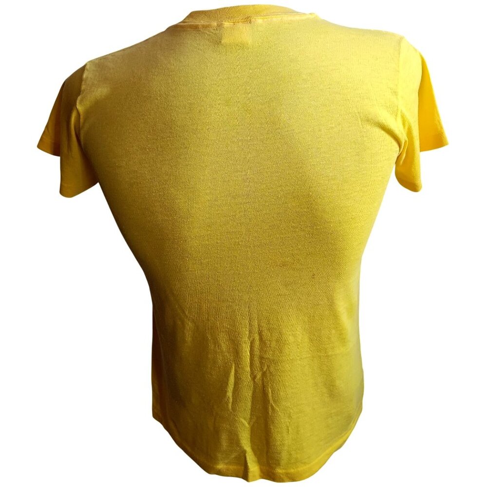 Vintage Small Single Stitch T-shirt Great America Roller Coaster 80's Puff Print - Picture 7 of 7